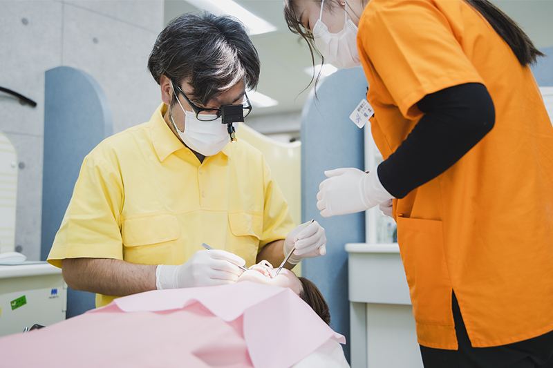 綺麗な白い歯を