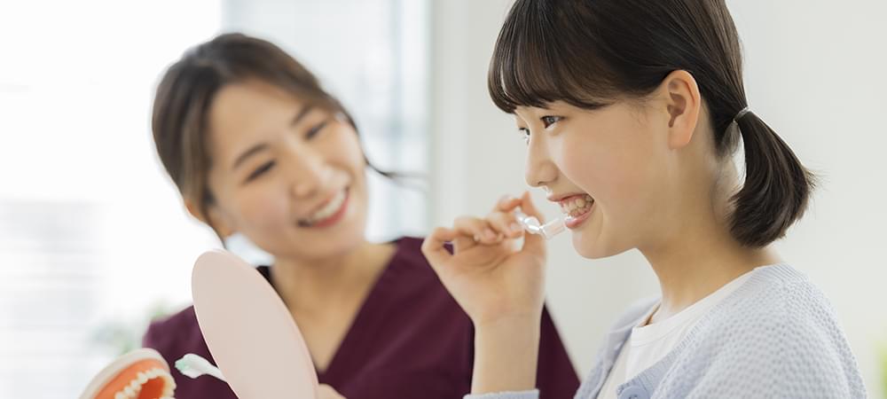 効率よく白キレイな歯を